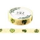 Monstera Deliciosa - Vintage Series Thin washi tape (10mm)