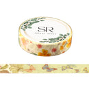 Garden Butterflies - Vintage Series Thin washi tape (10mm)