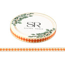 Orange Zipper - Vintage Series Thin washi tape (5mm)