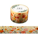 Garden Flowers - Wide washi tape (25mm)