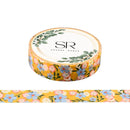 Floral Border -  Vintage Series  Thin washi tape (10mm)