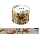 Garden Life  - Foil Vintage Series  Wide washi tape (30mm)