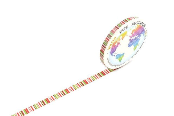 Colourful Pin Stripes (Thin 5mm) Washi Tape Australia