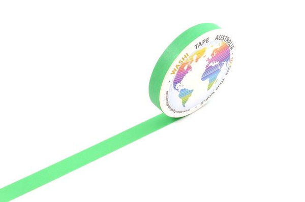 Green (Thin 8mm) Washi Tape Australia