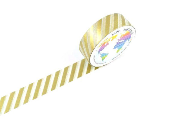 Gold stripes Washi Tape Australia