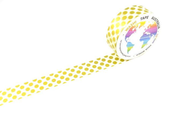 Gold Spots Washi Tape Australia