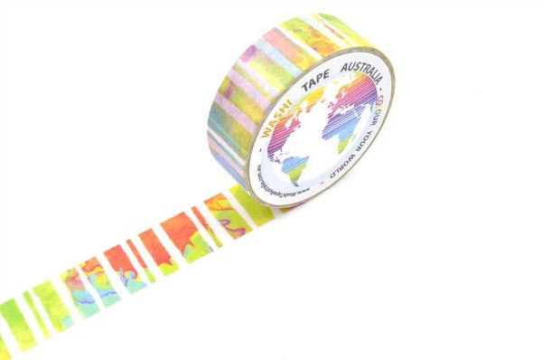Watercolour Stripes Washi Tape Australia