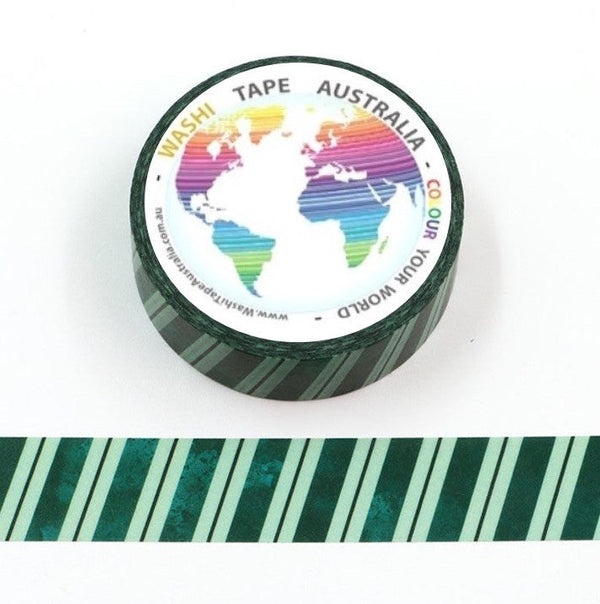 Green Stripes Washi Tape