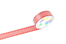 White spots on maroon Washi Tape Australia