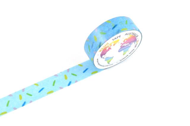 Sprinkles on Blue Washi Tape Australia