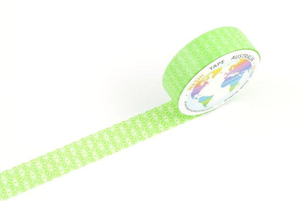 Light green snow flake Washi Tape Australia