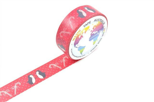Candy Canes and Penguins Washi Tape Australia