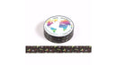 Mistletoe on Black (5m) Washi Tape Australia