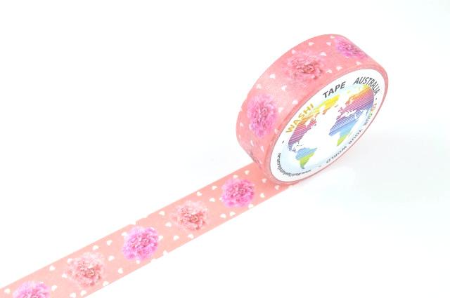 Floral on Pink Washi Tape Australia