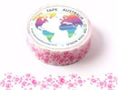 Pink florals Washi Tape Australia