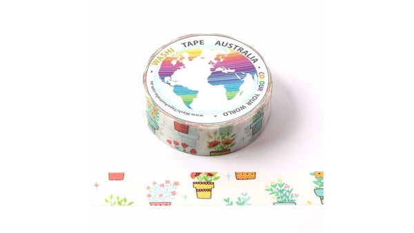 Potted Flowers Washi Tape Australia