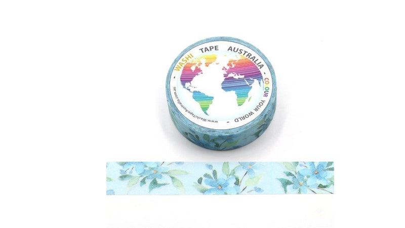 Blue Florals Washi Tape Australia