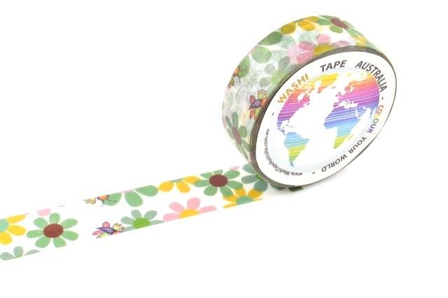 Colourful Petals Washi Tape Australia