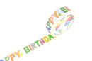 Happy Birthday on White Washi Tape Australia