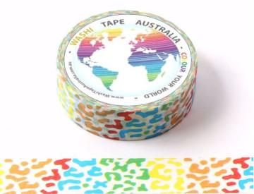 Colourful Border Washi Tape Australia