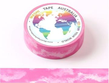 Pink Watercolour border (5m) Washi Tape Australia