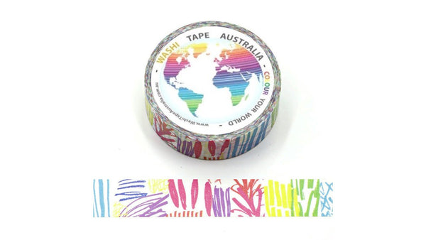 Colourful Bamboo Borders (5m) Washi Tape Australia