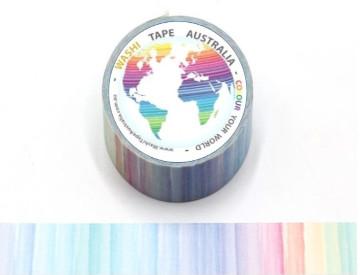 Rainbow Watercolour (5m) Washi Tape Australia