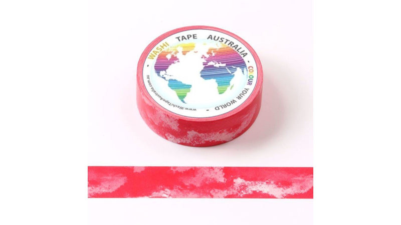 Red Crayon Watercolour (5m) Washi Tape Australia