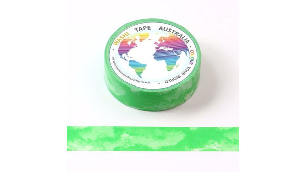 Green Crayon Watercolour (5m) Washi Tape Australia