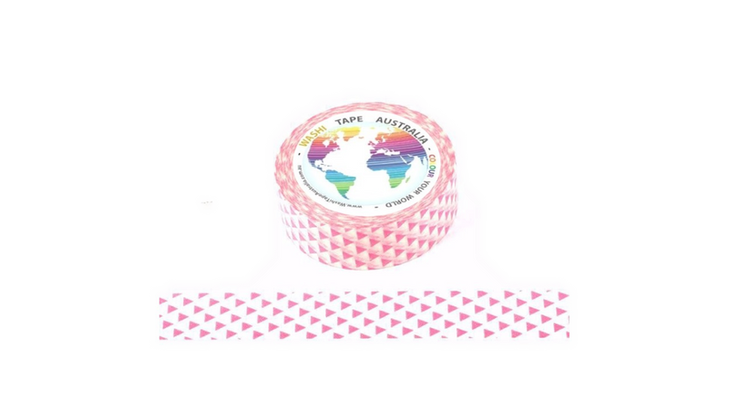 Red Triangles Washi Tape