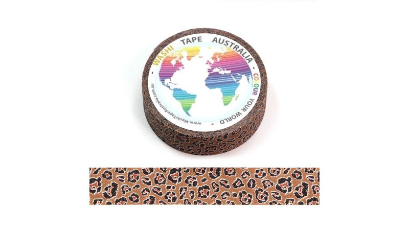 Laminated Leopard Washi Tape