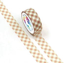 Tan Grid Washi Tape