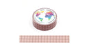 Taupe Grid Lines Washi Tape Australia