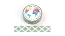 Green Mosaics Washi Tape Australia