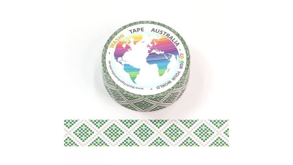 Green Mosaics Washi Tape Australia