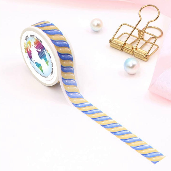 Yellow Blue Candy Washi Tape