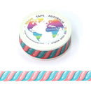 Pink and Blue Candy Washi Tape