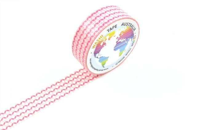 Red Pattern Washi Tape Australia
