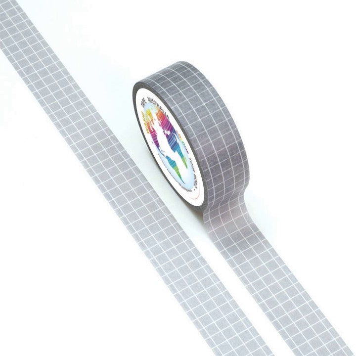 Grey Grid Washi Tape