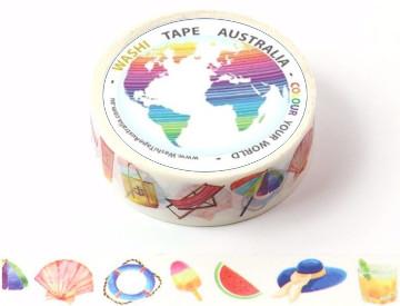 Fun Beach Day (5m) Washi Tape Australia