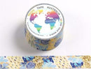 Foil Abstract Beach (5m) Washi Tape Australia
