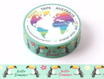 Summer Tucans (5m) Washi Tape Australia
