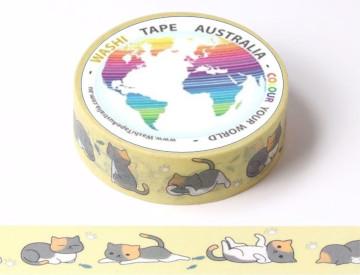 Playful Kittens (5m) Washi Tape Australia