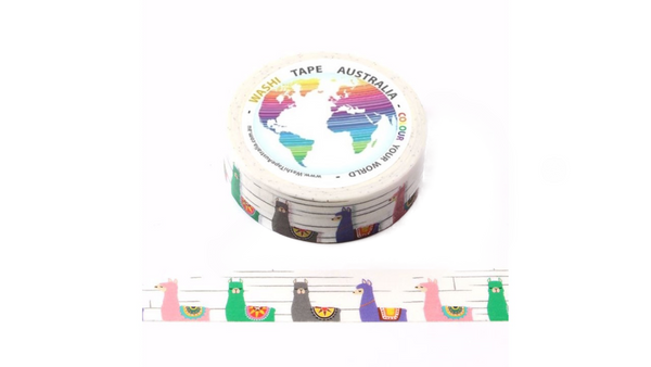 Beware of Alpaca Stare Washi Tape