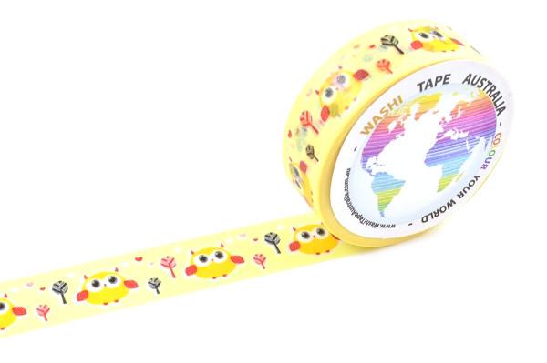 Yellow Owls Washi Tape Australia