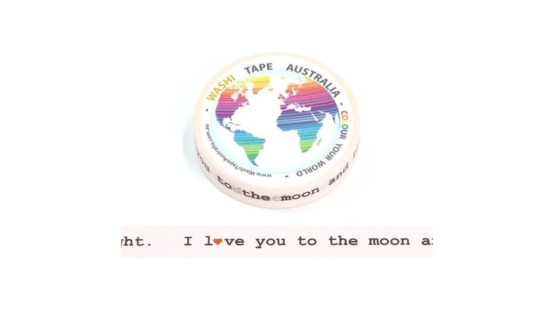 Loving Whispers (Thin 10mm) Washi Tape Australia