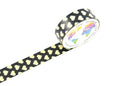 Yellow hearts on black Washi Tape Australia