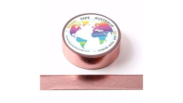 Foil Rose Gold Washi Tape Australia