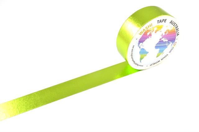 Foil Light Green Washi Tape Australia