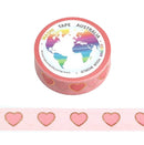 Loving Heart Foil Washi Tape